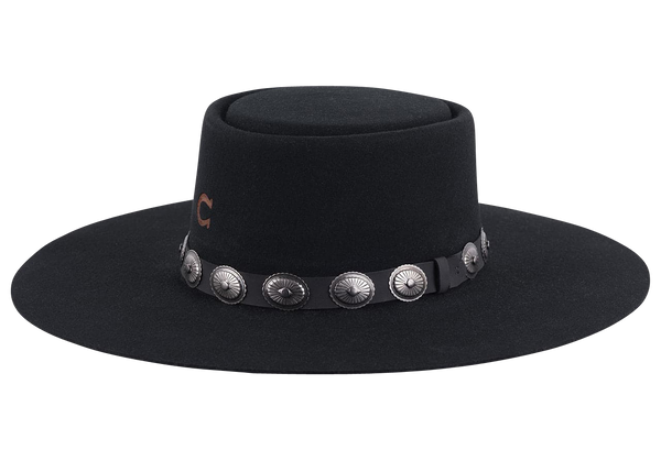 Charlie 1 Horse High Desert Wool Conchos Western Hat — Brown High Desert Fashion Hat – Charlie 1 Horse main image 4