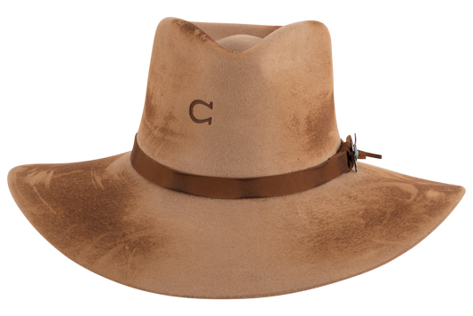 Charlie 1 Horse Lakota Hat - Sand