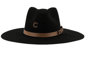 Charlie 1 Horse Tee Pee Hat - Black