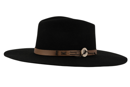 Charlie 1 Horse Tepee Hat - Black