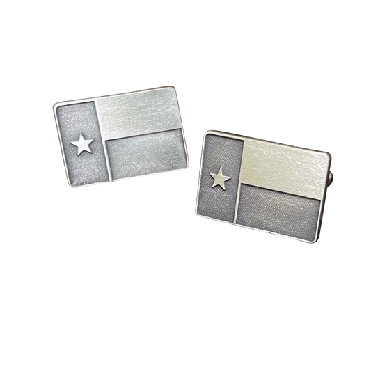 Clint Orms Texas Flag Cufflinks