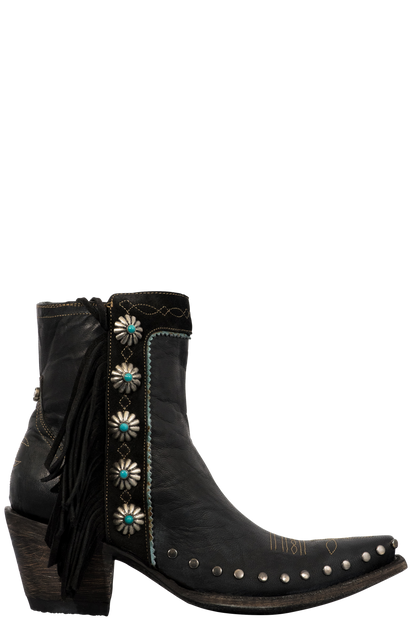 Double D Ranch by Old Gringo Women's Apache Boots - Black