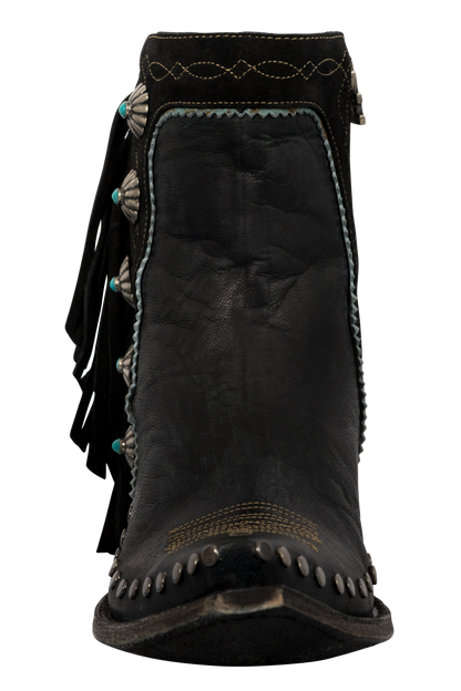 Double D Ranch by Old Gringo Women's Apache Boots - Black