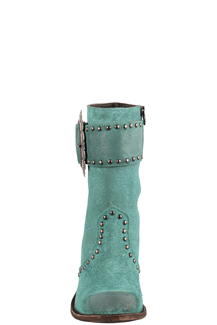 Double D Ranch by Old Gringo Women's Leather Segovia Boots - Turquoise