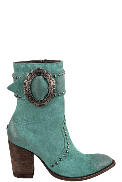 Double D Ranch by Old Gringo Women's Leather Segovia Boots - Turquoise