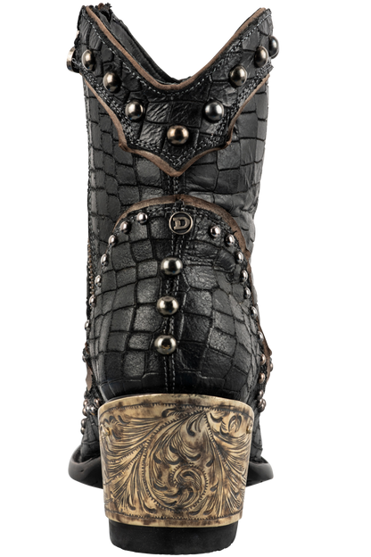 Double D Ranch by Old Gringo Women s Black El Jefe Boots Pinto Ranch