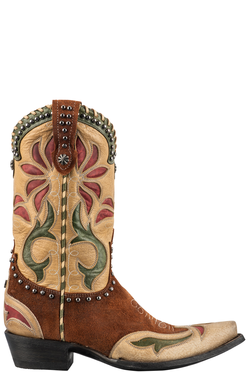 Double D Ranch By Old Gringo Womens Yellowstone Cowgirl Boots Pinto Ranch