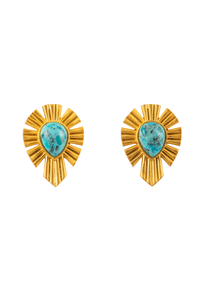 Christina Greene Gold & Bold Stud Earrings