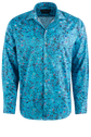 David Smith Australia Blue Lagoon Button-Front Shirt