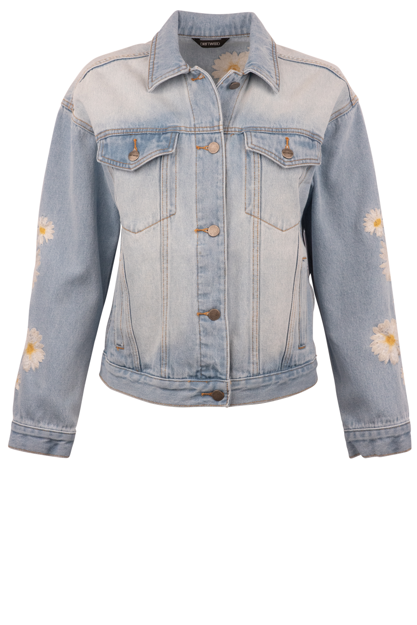 Driftwood Daisy Daydream Western Denim Jacket | Pinto Ranch