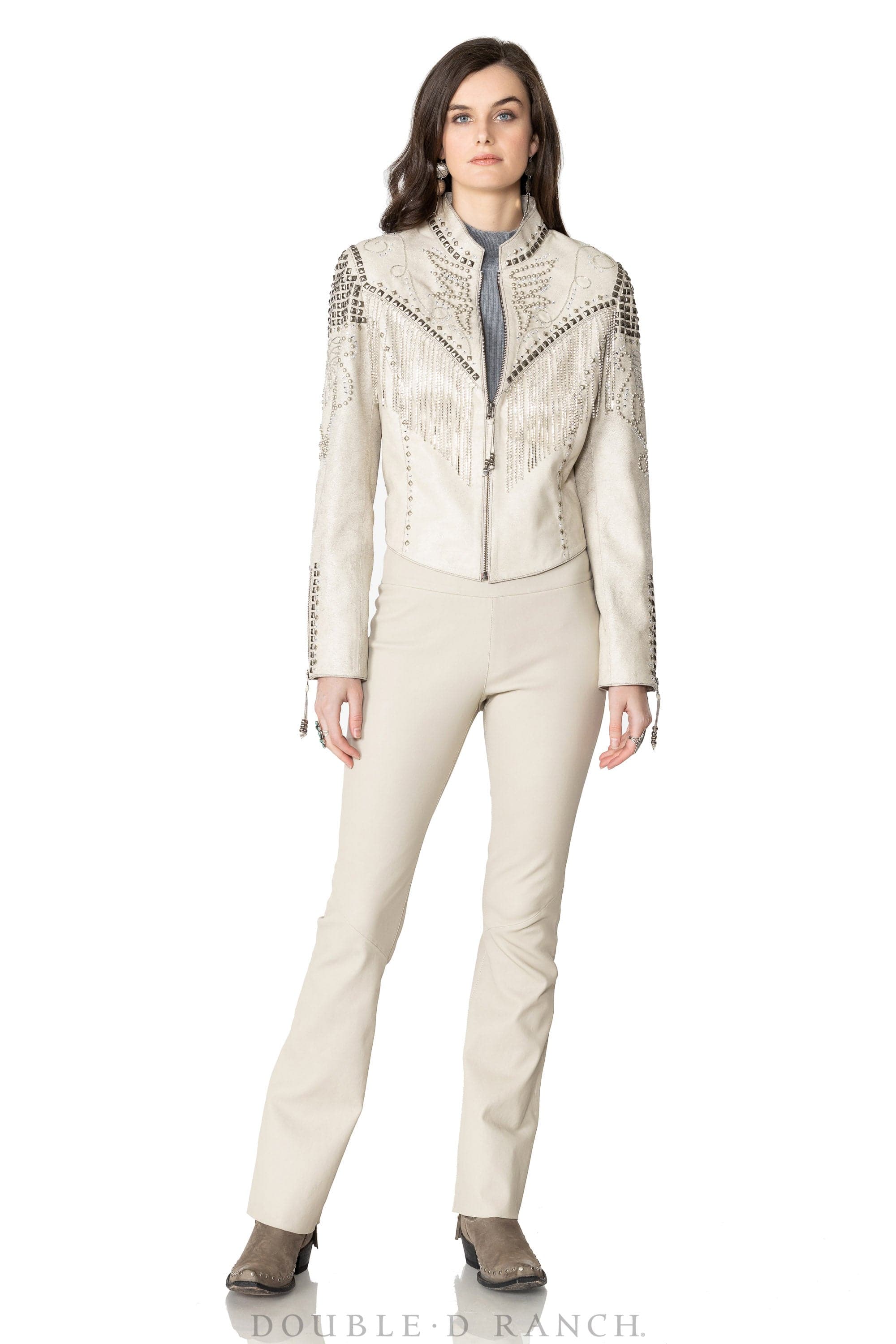 Double D Ranch Iced Crystals Ivory Western Jacket | Pinto Ranch