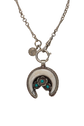 Erin Knight Tibetan Silver Crest Pendant Necklace