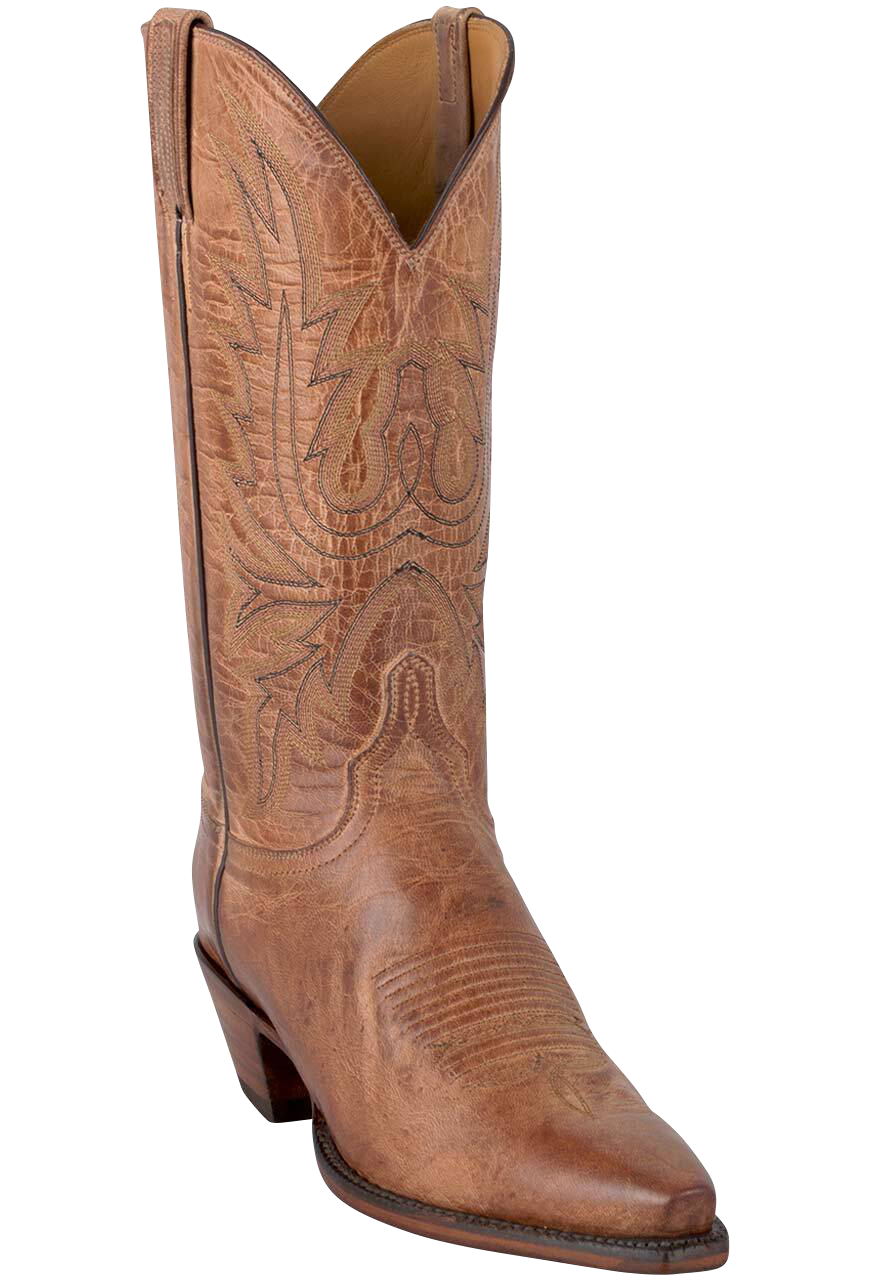 Lucchese Women's Tan Goat Mad Dog Cowgirl Boots | Pinto Ranch