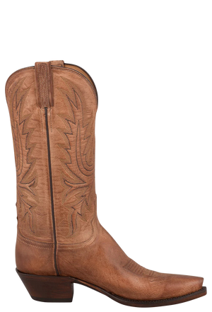Lucchese Women's Goat Mad Dog Cowgirl Boots - Tan