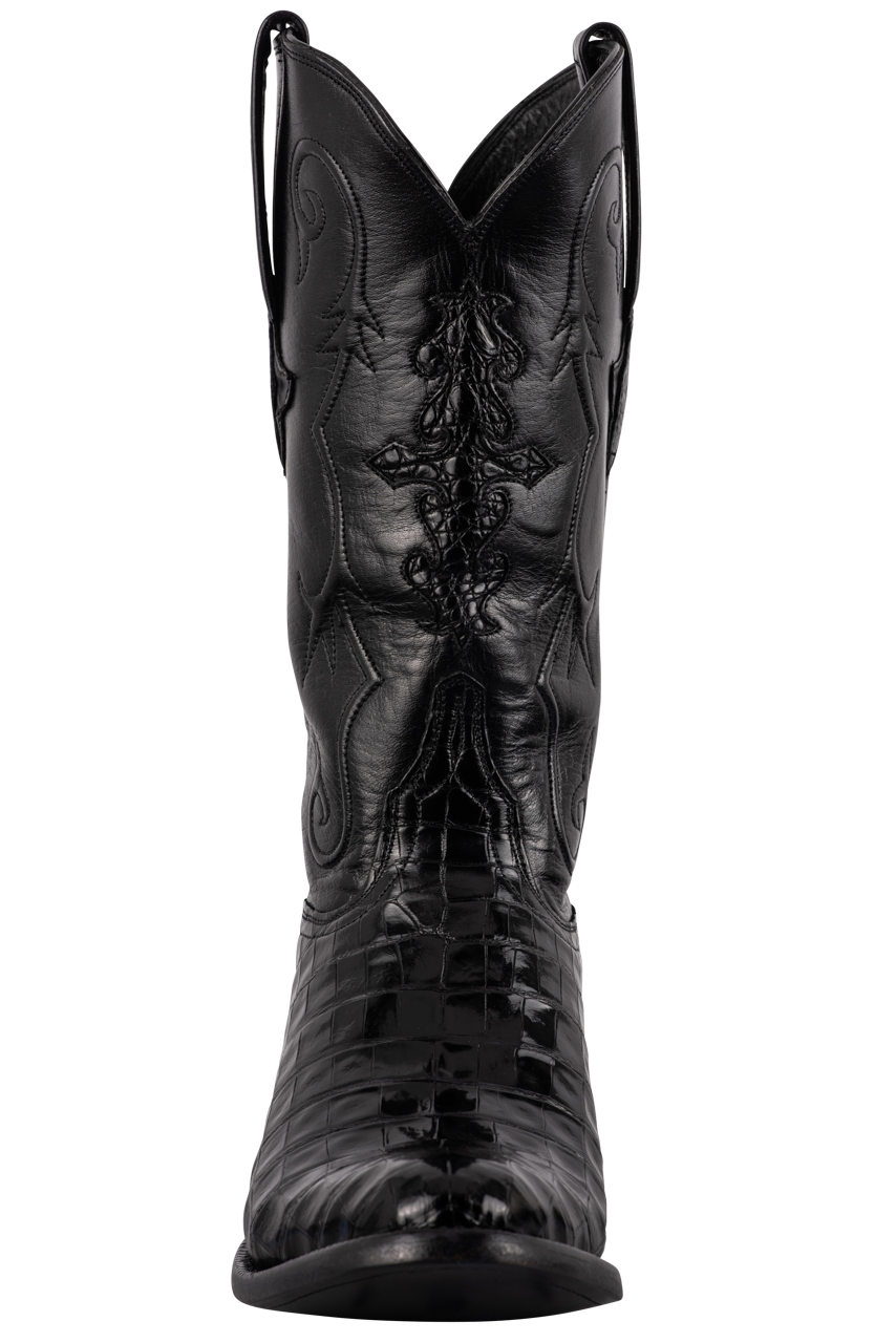 Lucchese Men's Caiman Ultra Cowboy Boots - Black