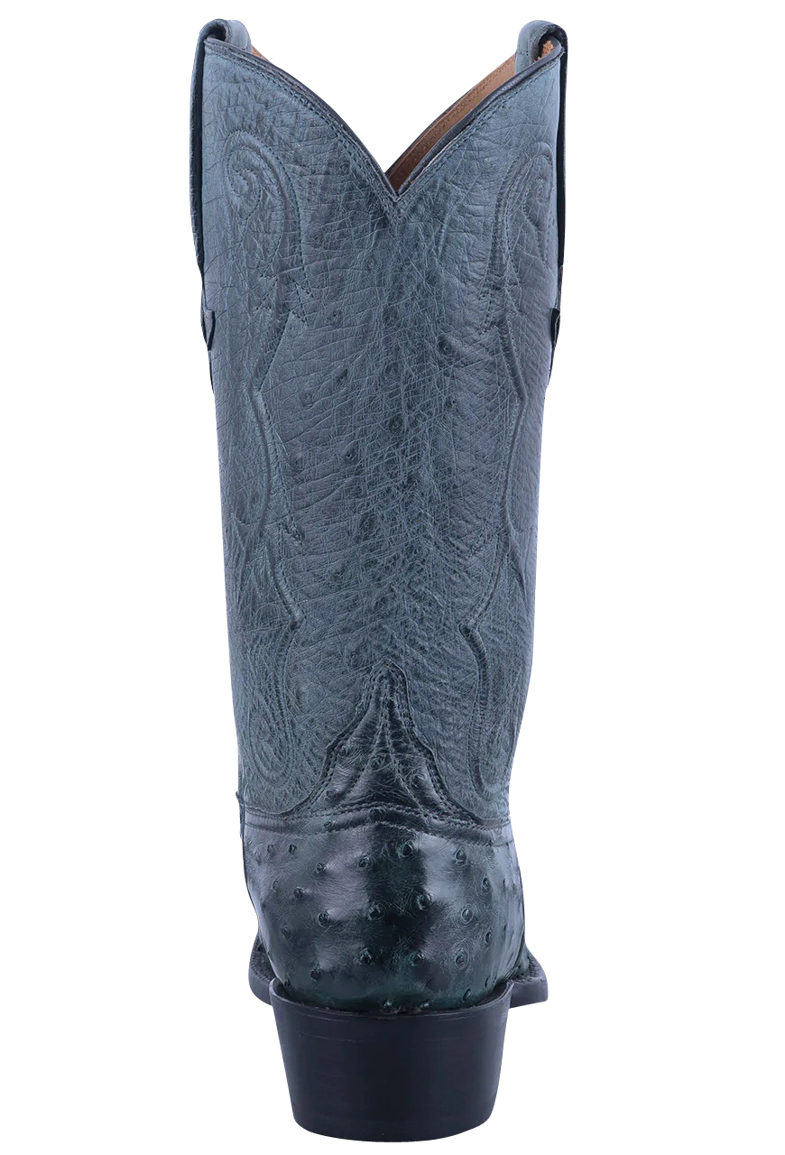 Lucchese blue 2025 ostrich boots