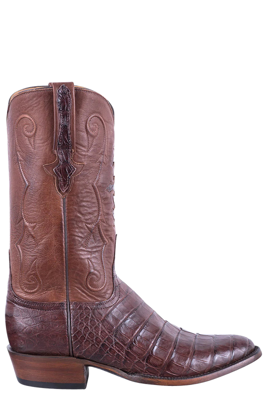 Lucchese Men's Caiman Ultra Cowboy Boots - Barrel Brown