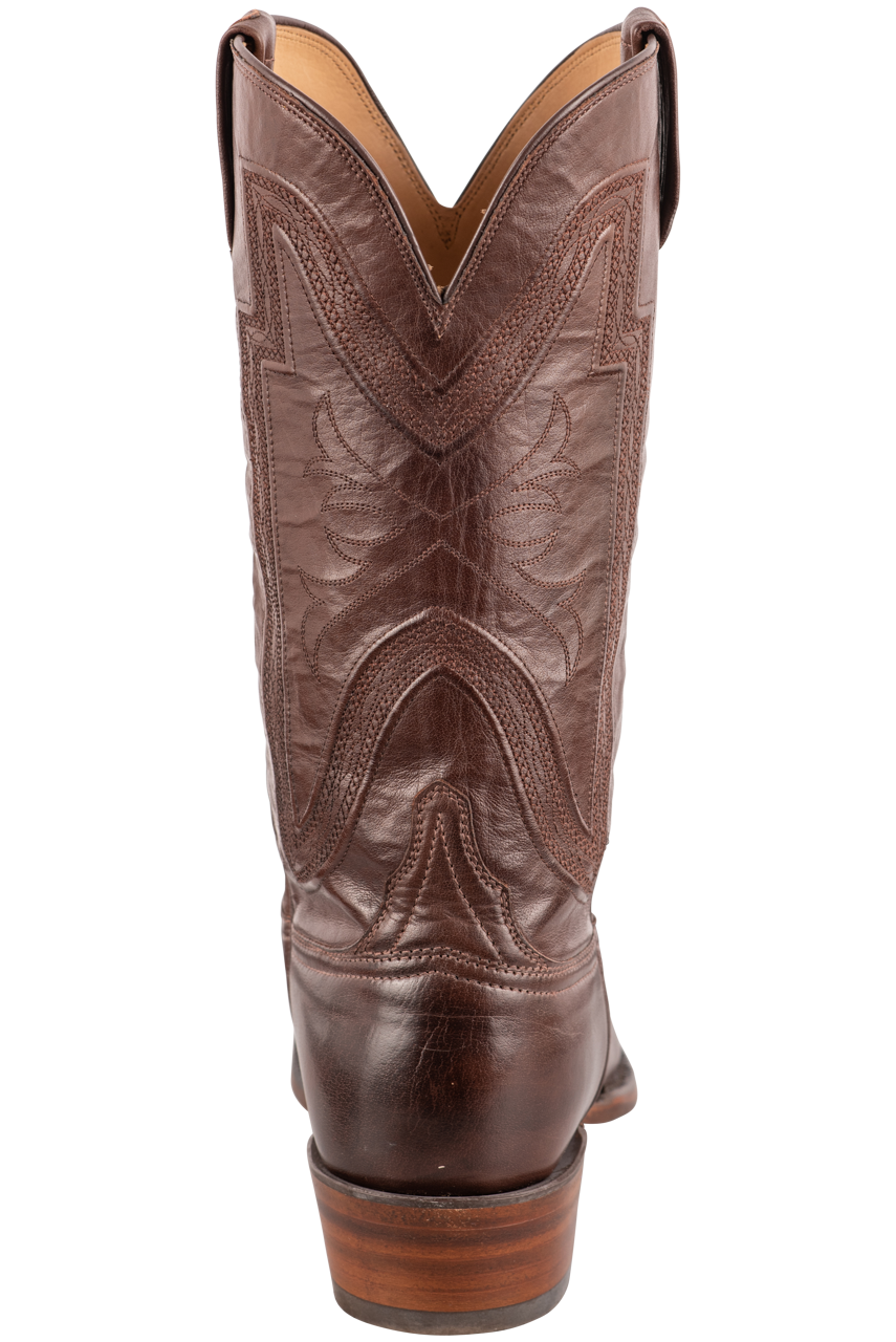 Lucchese Men's Baby Buffalo Collins Cowboy Boots - Whiskey