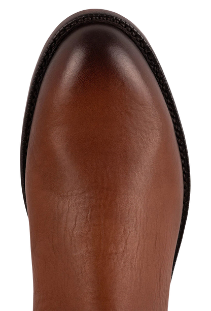Lucchese Men's Calf Jonah Roper Boots - Dark Brown