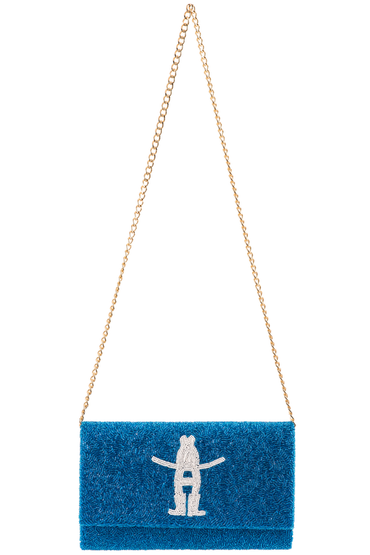 Howdy Rodeo Clutch - Turquoise