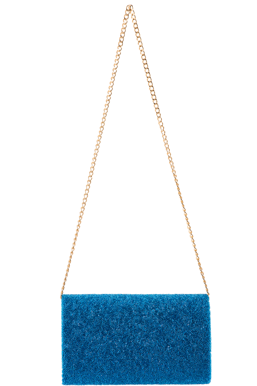 Howdy Rodeo Clutch - Turquoise