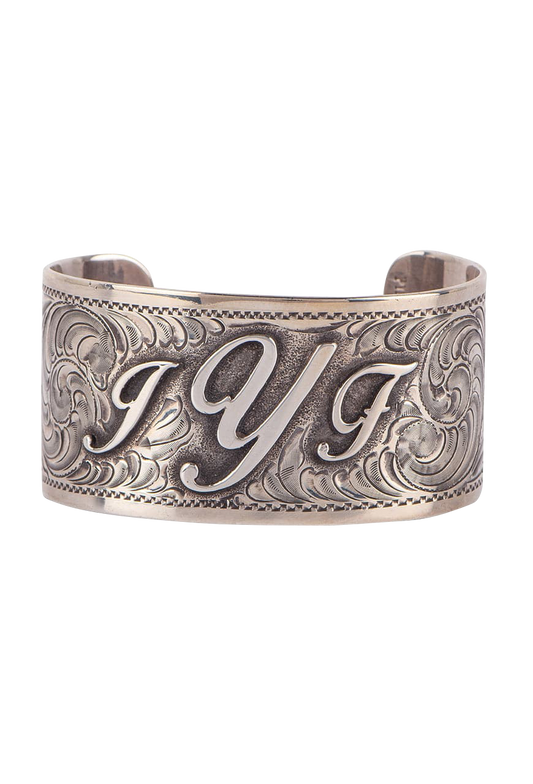 Pinto Ranch Hand Engraved Cuff