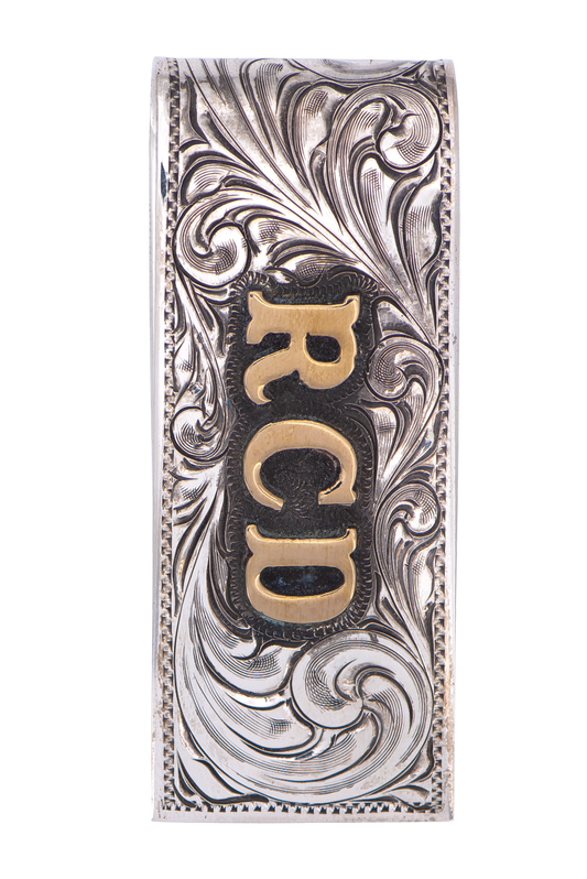 Pinto Ranch 14K Gold & Sterling Silver Personalized Money Clip