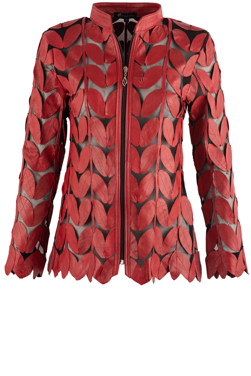 Belgin Francis - Womens Leather Leaf Jacket