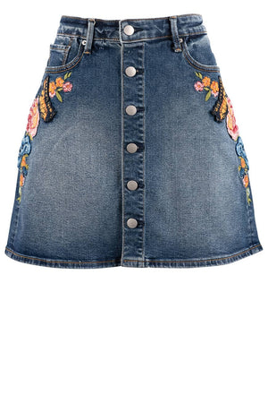Driftwood Leah Butterfly Effect Jean Skirt