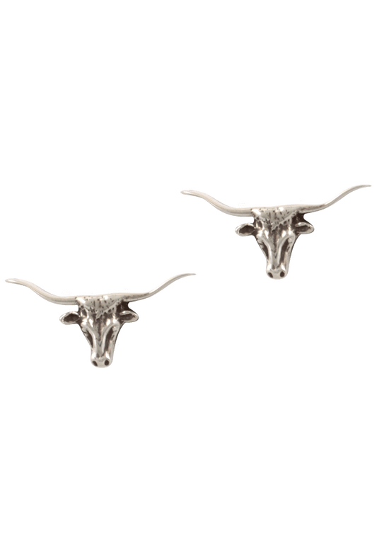 Pinto Ranch Silver Longhorn Cufflinks