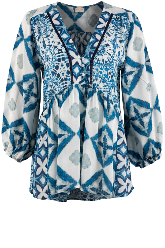 LulaSoul Indigo Wesley Tunic Top