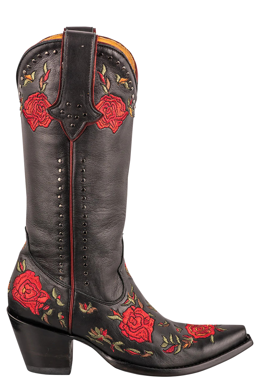 Old Gringo Women's Eden's Garden Cowgirl Boots - Black