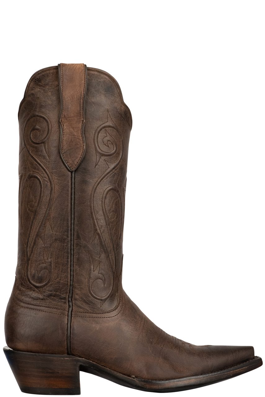 Black Jack Women's Burnished Brown Mad Dog Cowgirl Boots Pinto Ranch