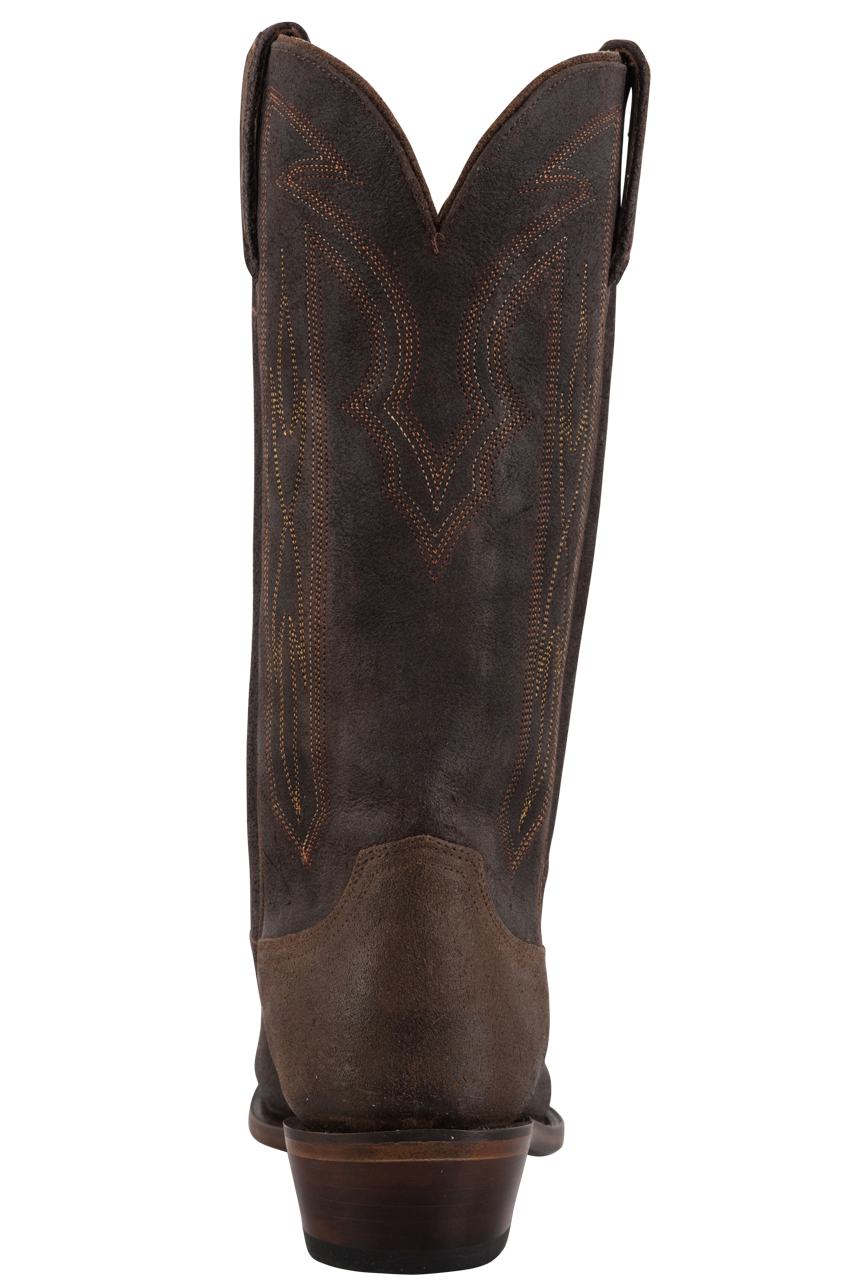 Lucchese Men's Brazos Cowboy Boots - Whiskey Chocolate