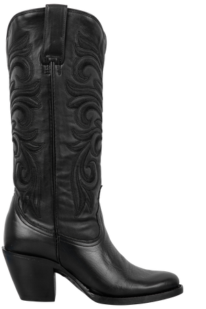 Lucchese Women's Laurelie Cowgirl Boots - Black