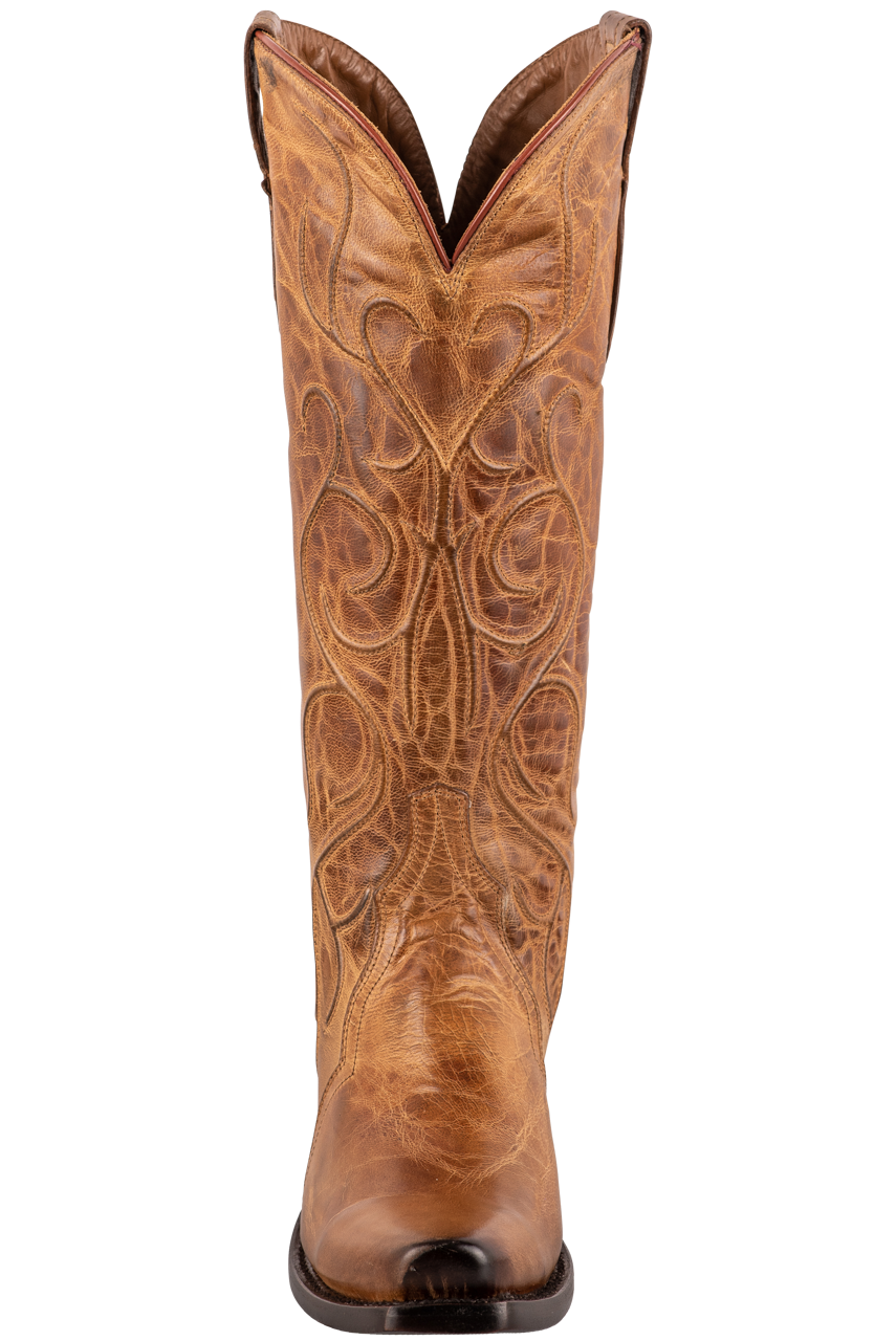 Lucchese Women's Mad Dog Patsy Cowgirl Boots - Tan