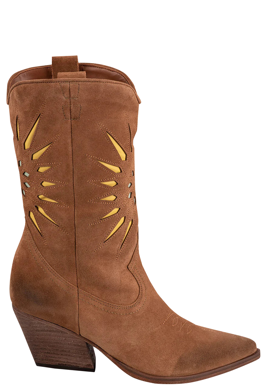 Golo Women's Leather Mae Suede Boots - Brown