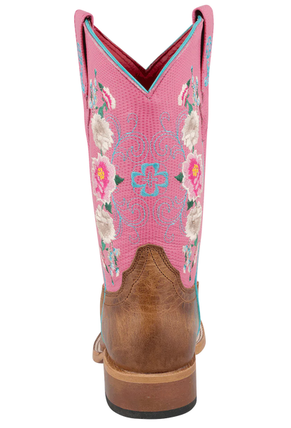 Macie Bean Rose Lizard Print Boots