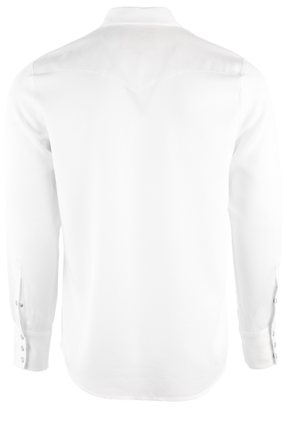 H Bar C Ranchwear Denver Pearl Snap Shirt - White