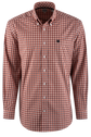 Cinch Plaid Button-Front Shirt - Pink