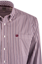 Cinch Aztec Stripe Button-Front Shirt - Red