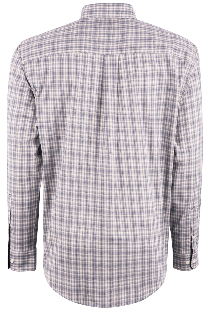 Cinch Royal Plaid Button-Front Shirt - Cream