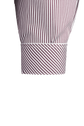 Cinch Tencel White Ground Button-Front Shirt - Purple Stripe