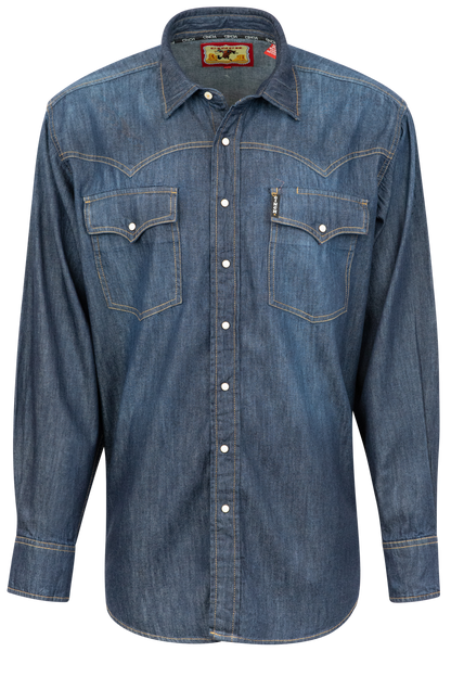 Cinch denim deals shirt