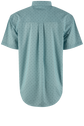 Cinch Diamond Print Short Sleeve Arenaflex Button-Down Shirt - Light Blue