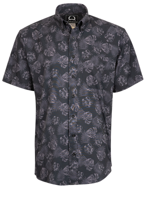 Cinch Arenaflex Button-Front Shirt - Black Leaf