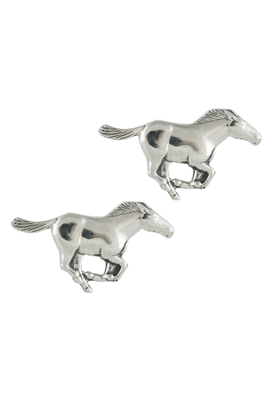 Pinto Ranch Silver Mustang Cufflinks