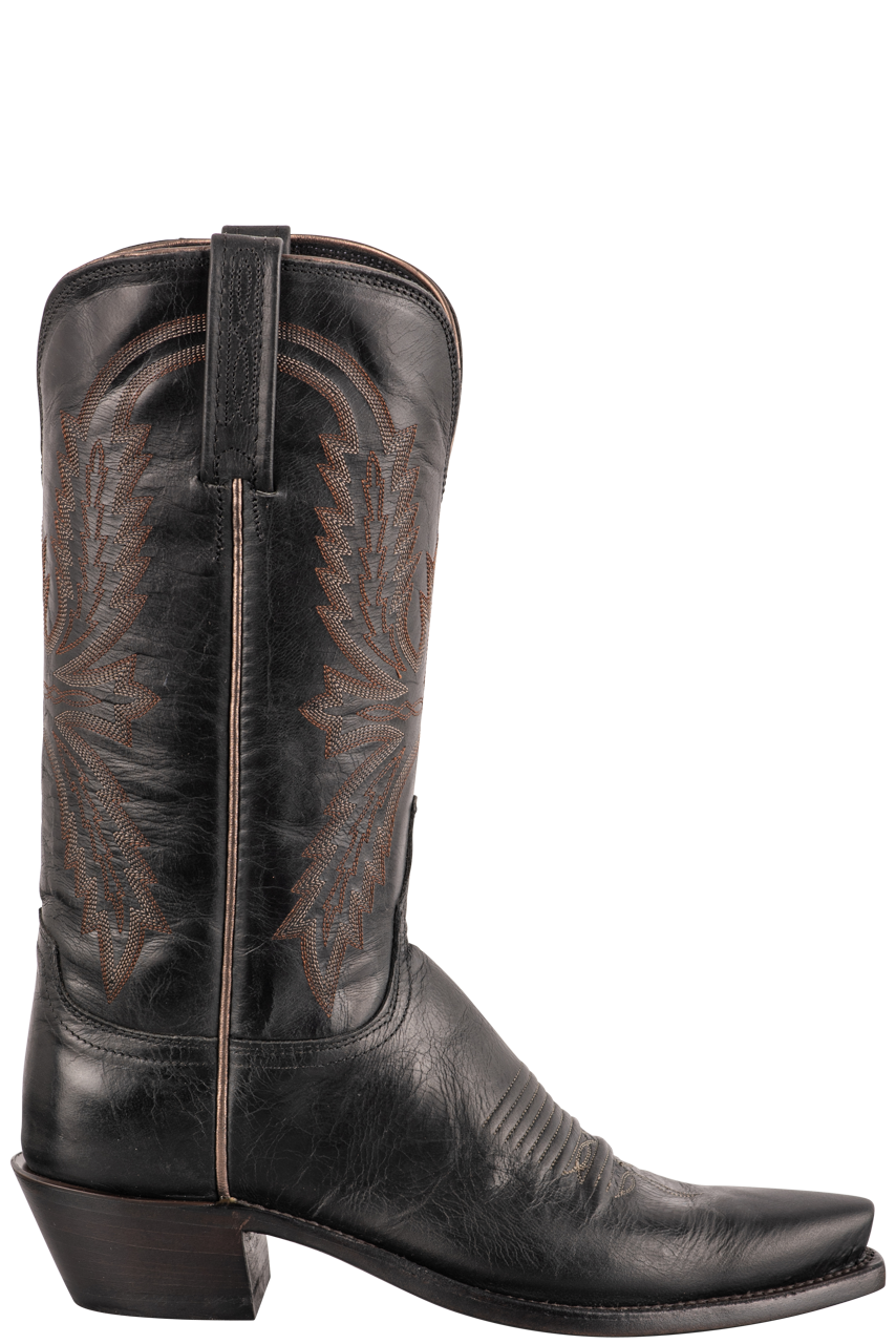 Lucchese roper boots round toe sales