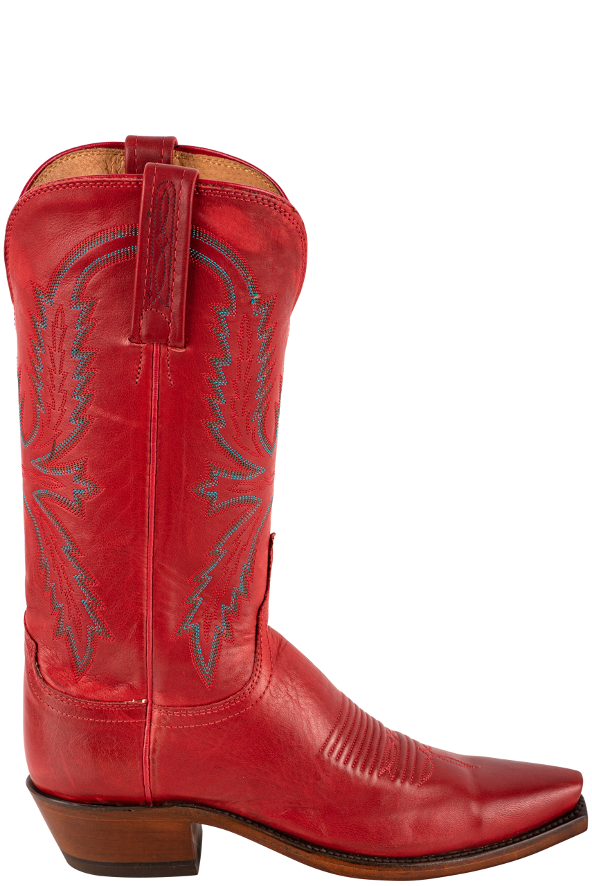 Lucchese Women's Savannah Cowgirl Boots - Red