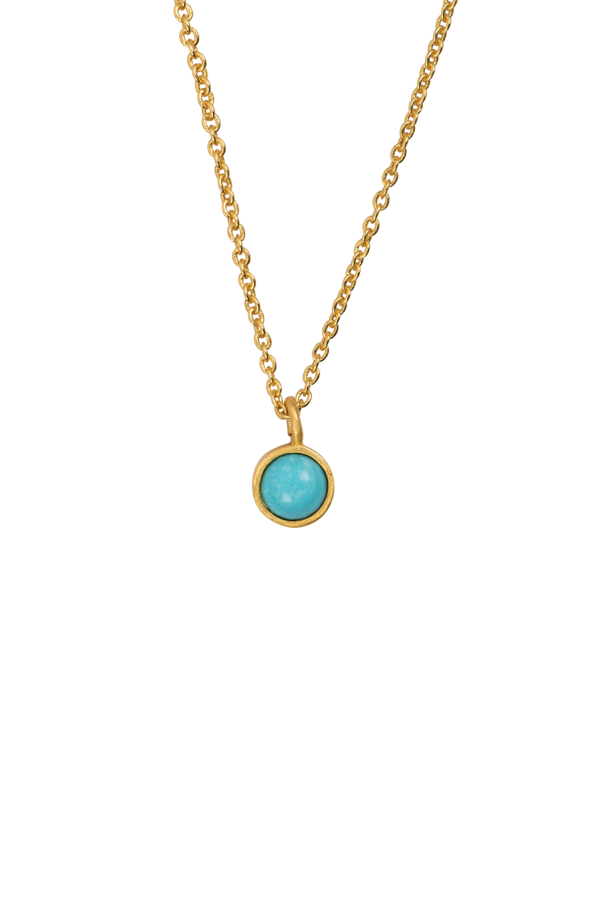 Dainty turquoise necklace on sale